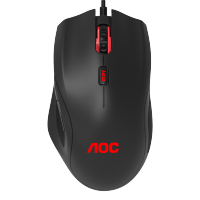 MOUSE (เมาส์) AOC MOUSE GM200 GAMING RGB 4200 DPI SWITCH LED BACKLIGHT By Speedcom