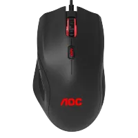 MOUSE (เมาส์) AOC MOUSE GM200 GAMING RGB 4200 DPI SWITCH LED BACKLIGHT