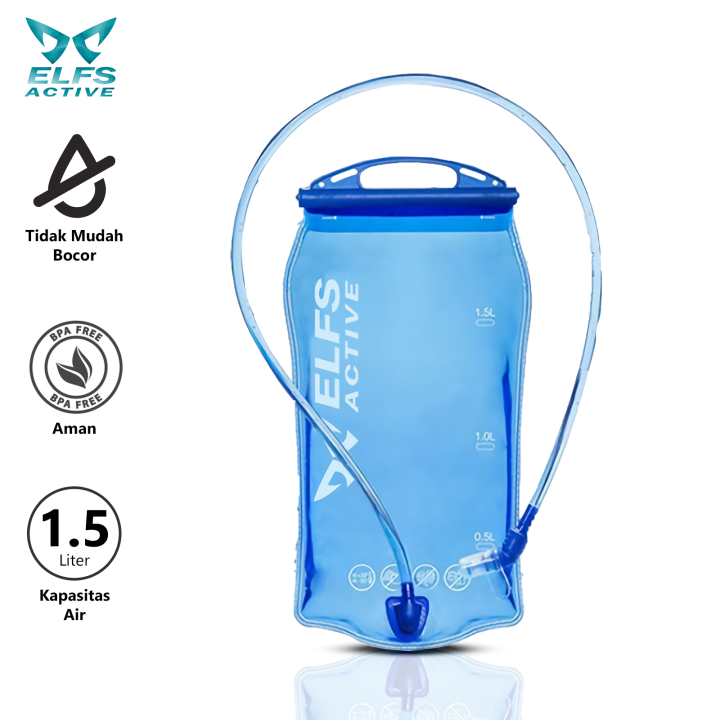 Elfs Active Water Bladder 1.5L Easy Clean Hydration Pack Lazada Indonesia