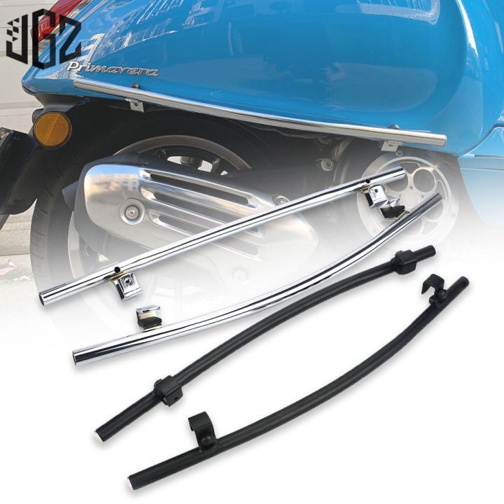 for VESPA Motorcycle Frame Protection Crash Bar Bumper Front Engine Guard Crash Bars for VESPA SPRINT PRIMAVERA 150 2013 -2017 2018 2019 2020 2021 2022 2023 กันชนหน้ารถจักรยานยนต์สําหรับ