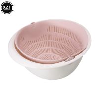 【CC】✎♟◎  Drain Basket Bowl Rice Washing Colander Baskets Strainer Noodles Vegetables Fruit