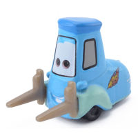 Pixar Cars 2 3 Forklift Mini Blue Guido Lightning McQueen โลหะของเล่นยานพาหนะ1:55ของขวัญสำหรับเด็ก