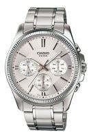 Casio Standard นาฬิกาข้อมือผู้ชาย สายสแตนเลส รุ่น MTP-1375D,MTP-1375D-7,MTP-1375D-7A,MTP-1375D-7AV - สีเงิน