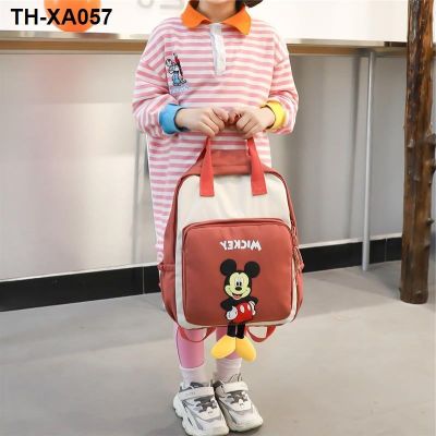 ☄☊ Han edition grade one large bag leisure backpack pupil of portable travel boys tide the girls