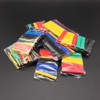 164pcs Assorted Polyolefin Heat Shrink Tubing Tube Cable Sleeves Cable Management