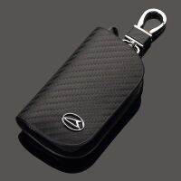 [New Changes]สำหรับ Daihatsub Key Case โลโก้รถกุญแจรีโมทกระเป๋าสำหรับ Charade Copen Cuore Feroza Sirion Terios YRV ซิป Key Cover Key Chain