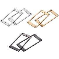 ☃ﺴ 2 pcs กีต้าร์ด้านล่างแบน Humbucker Pickup Mounting Frame Kits สำหรับกีตาร์ไฟฟ้าอะไหล่อุปกรณ์เสริม