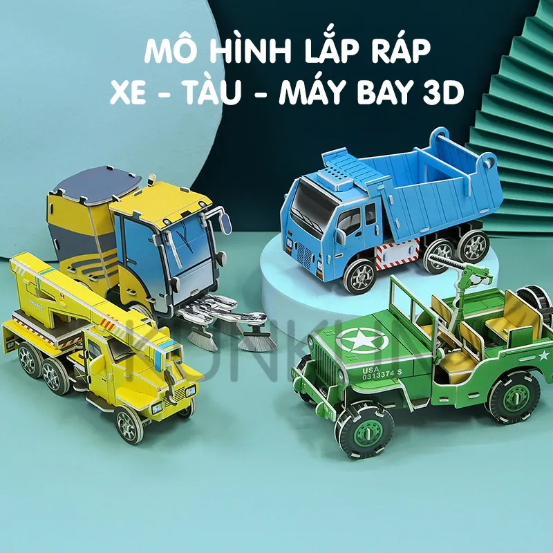 Bộ đồ chơi lego 6in1 cách lắp ráp các loại xe CADA C52015W  Daistorevn