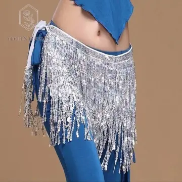 High Quality Belly Dancer Accessories Chiffon Face Dress up Dancing Sequin