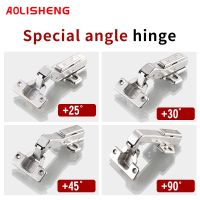 AOLISHENG 135 Degree Corner Folding Door Hinge Furniture Shock Absorber Cabinet Buffer Closer Furniture Hardware