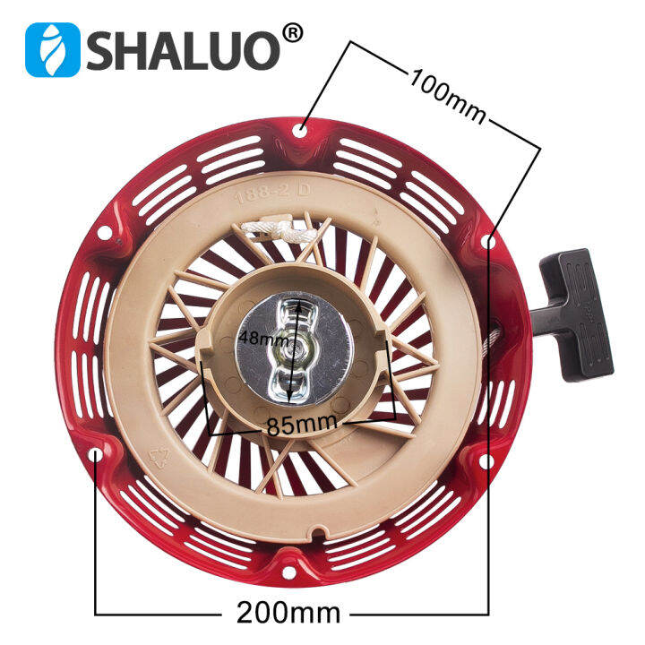 free shipping GX390 188F 190F Gasoline Generator Starter Recoil