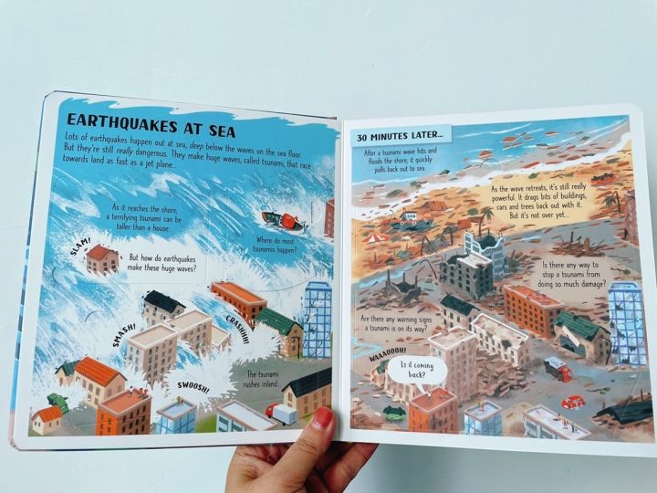 look-inside-volcanoes-and-earthquakes-หนังสือ-lift-the-flap-ปกใหม่-จาก-สนพ-usborne-ขอชวนเด็กๆ-ไปทำความรู้จักกับภัยพิบัติทางธรรมชาติ