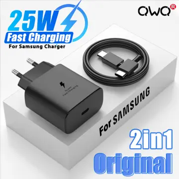 Fast Charger 25W PD Type C Plug For Samsung S24 S23 S22 S21Ultra/S22  Plus/S23 FE