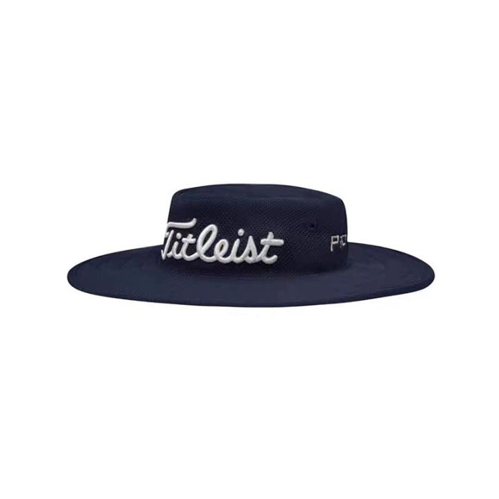 titleist-golf-bucket-hat-mens-sports-ball-cap-golf-หมวกแห้งเร็ว-casual-dome-visor