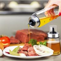 Limited Time Discounts 180/300/500Ml Cooking Seasoning Oil Bottle Sauce Bottle Glass Storage Bottles For Oil And Vinegar Oil Dispenser For Kitchen