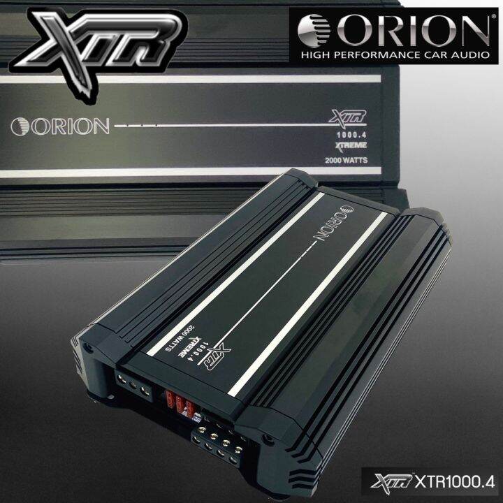 แอมป์ติดรถยนต์-4เเชลเเนล-orion-xtr-1000-4-max-2000watts-โอไรออน-ของแท้100-แอมป์-sql-hi-res-วงจรดิจิตอล-งานอเมริกา