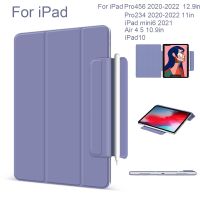 เคสสำหรับไอแพด Mini 6 10เคส2021 Pro 11 10.9 12 9สำหรับ iPad Air 4เคสเคสซัมซุงแม่เหล็กพร้อมตะขอสำหรับ iPad Air 5