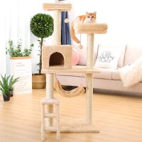 [COD] cat climbing frame large scratching column sisal claw grinding toy multi-layer tree foreign trade source manufacturer