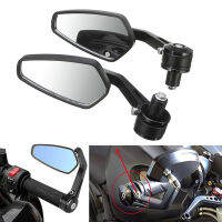 1 Pair 78" 22mm Motorcycle Handlebar End Mirror Rearview Mirror Accessories Reversing Reflective Back-view Motorbike Mirrors