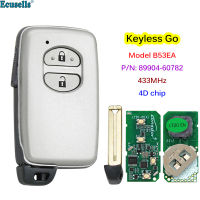 Oibwye 2ปุ่ม Keyless Go Smart Key 433MHz ชิป4D-67สำหรับ Toyota Land Cruiser 2007-2016 B53EA P1 98 P /N: 89904-60782บอร์ด A433