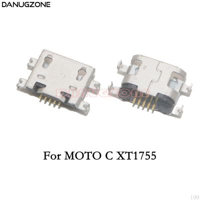 10 ชิ้น / ล็อตสําหรับ Motorola MOTO C XT1755 / C Plus USB Charge Socket Jack Port Plug Charging Dock Connector