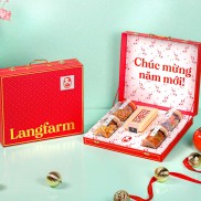 Set quà tết Langfarm Ginko 24 bao gồm 5 món mẫu vali sang trọng