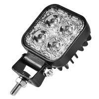 【CW】 4LED 12W Floodlight 12V-24V Truck Road Bar IP67 Car Headlights