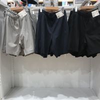 Its so hot that I have no friends Uniqlos pure yuan goods summer mens breathable loose sports quick-drying shorts five-point pants