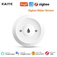 ZigBee Water Leakage Sensor Immersion Security Alarm Sensor Tuya Smart Water Leak Detector Overflow Alert Waterproof Smart Home