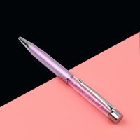 【❖New Hot❖】 miciweix ปากกาคริสตัล Genkky ปากกาบอลพอยท์เพชรเครื่องเขียนปากกาลูกลื่น Caneta Zakka วัสดุสำนักงานอุปกรณ์การเรียน10ชิ้น/ล็อต