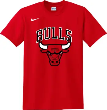 047 54 3176 Chicago Bulls NBA Basketball Red and Black Tshirt