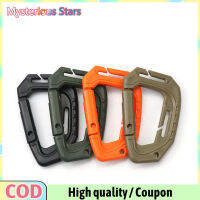 【พร้อมสต็อก + รหัส】 D-Shaped Carabiner น้ำหนักเบา POM พลาสติกหัวเข็มขัดกระเป๋าเป้สะพายหลังพวงกุญแจ Carabiner กลางแจ้ง