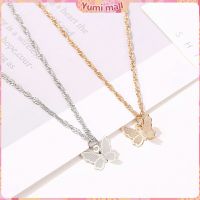 Yumi สร้อยคอจี้ผีเสื้อ  สร้อยคอสไตล์เกาหลี สร้อยคอแฟชั่น necklace