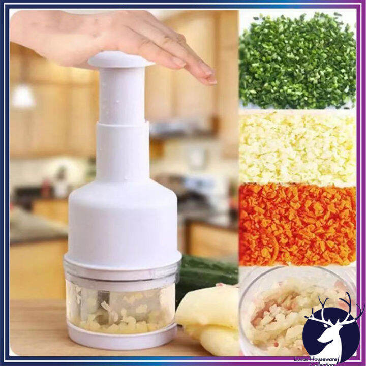 PORTABLE PRESSES ONION AND VEGETABLES MANUAL CHOPPER GARLIC AND ONION CHOPPER Multifunction
