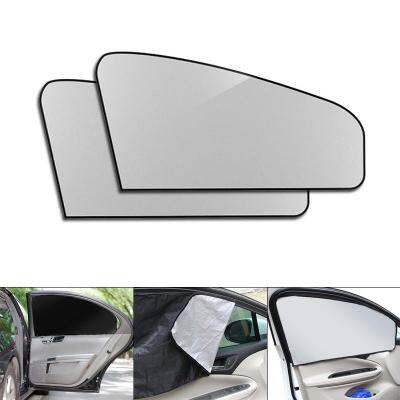 คู่ Universal Car Side Cant Window ฉนวนกันความร้อนป้องกัน Bask Shade หน้าจอแม่เหล็ก