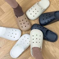 2023 New Fashion version Muller shoes fashion outerwear sandals and slippers for men and women in summer thick-soled non-slip baotou slippers hole shoes trend