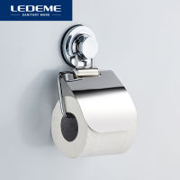 LEDEME Bath Paper Holder With Shelf Bathroom Towel Rack Waterproof Toilet Paper Holder Tissue Boxes L3703