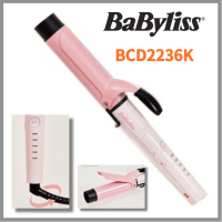 Babyliss เครื่องยืดเหล็กหนีบผมเรียบ BCD2236K เครื่องม้วนผมคลื่นที่นุ่มนวล36มม. แรงดันไฟฟ้าไร้เหล็กดัดเซรามิก