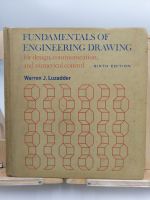 [หนังสือเก่า/ หนังสือมือสอง/ หายาก] Fundamentals of Engineering Drawing for design, communication and numerical control