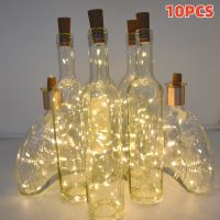 ZZOOI 20 LED Wine Bottle Lights with Cork Lights Fairy Mini String Lights for Christmas Liquor Bottles Crafts Party Wedding Decoration