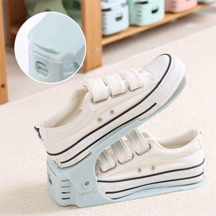 new-double-layer-shoe-rack-adjustable-shoe-rack-stand-organizer-footwear-support-space-saving-cabinet-storage-shoe-stand