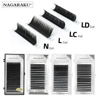 NAGARAKU พิเศษ Curl L LC N ต่อขนตาผสม7-15มิลลิเมตรขนตามิงค์ Curl L N M ขนตาปลอมนุ่มและธรรมชาติ