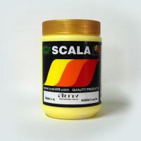 สีสกรีนเสื้อ สีสกรีนผ้า สียาง Scala สีเหลืองมะนาว 1 ก.ก.