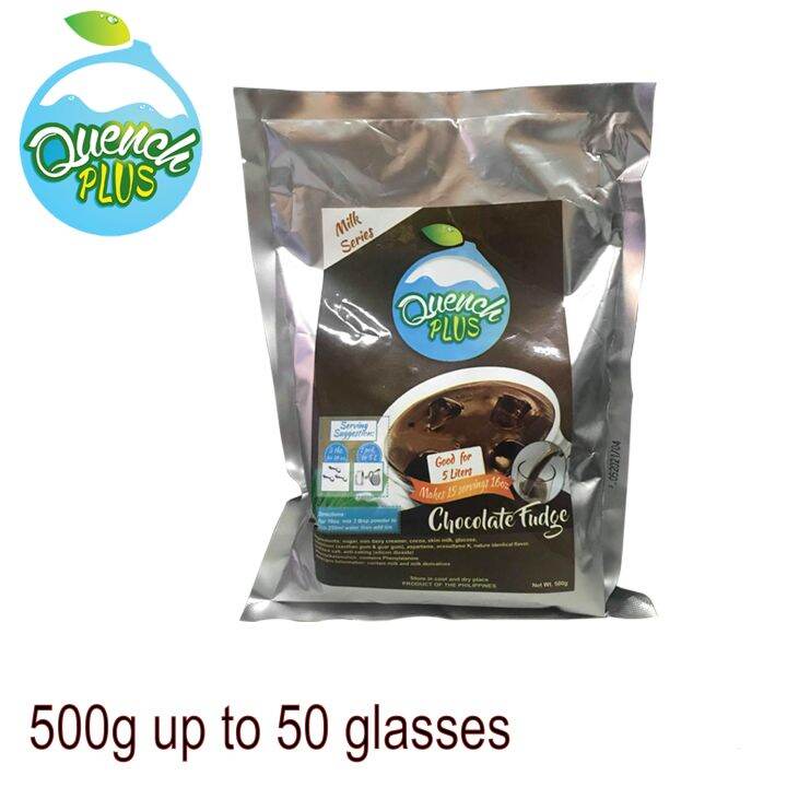 QUENCH PLUS CHOCOLATE FUDGE POWDER (500GRAMS PACK) Lazada PH