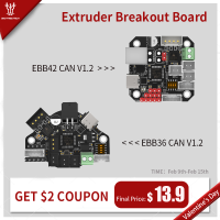 BIGTREETECH EBB42สามารถ V1.2คณะกรรมการสนับสนุน C An BUS PT100สำหรับ Klipper Hotend HeadTool 36 Stepper มอเตอร์ Connecting ชิ้นส่วนเครื่องพิมพ์