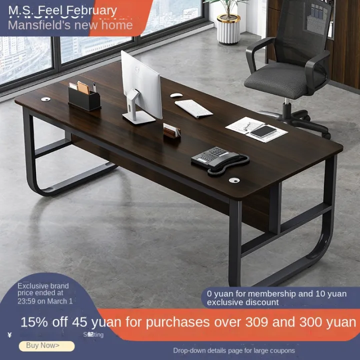 Office desk simple modern furniture executive table and chair