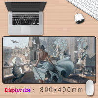 Anime Art Hand Drawn Ghostblade HD Printing XXL Mouse Pad Gamer Accessory Hot Large Computer Lock Edge Keyboard Mat desk mat