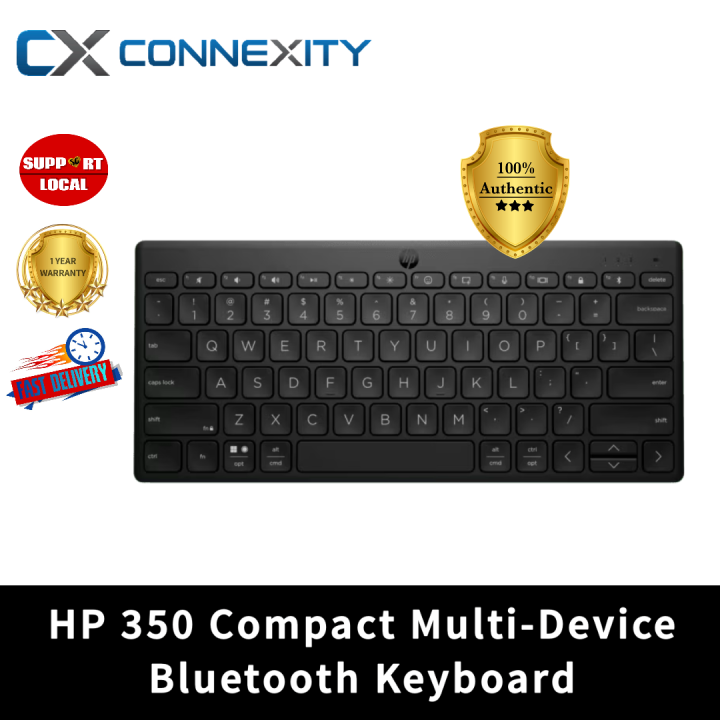 HP 350 Compact MultiDevice Bluetooth Keyboard Bluetooth Keyboard HP