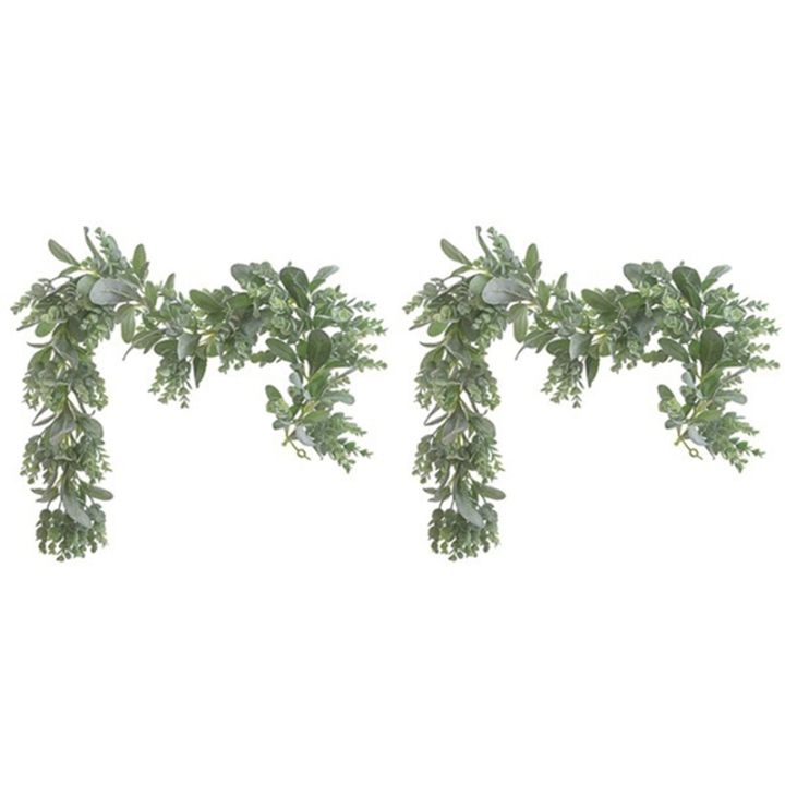 2pcs-lambs-ear-garland-greenery-and-eucalyptus-vine-light-colored-flocked-leaves-soft-and-drapey-wedding