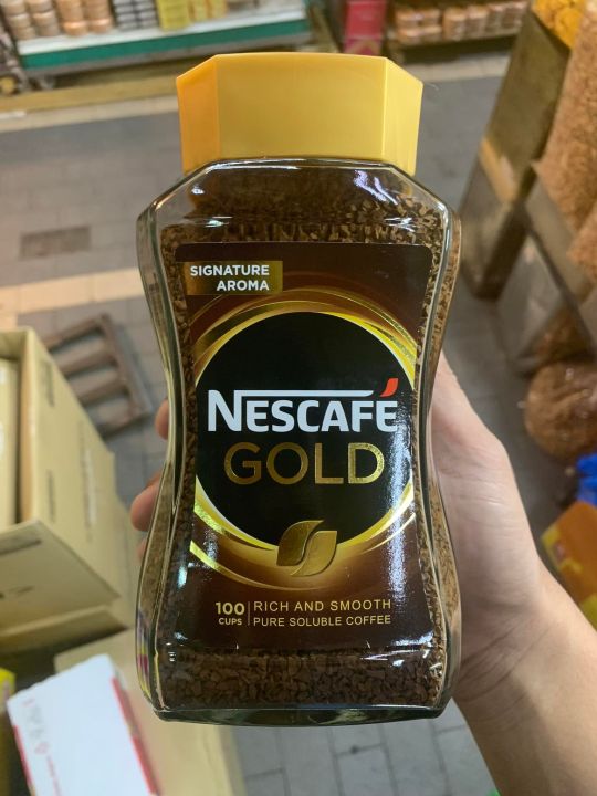 nescafe-gold-200-g-เนสกาแฟ-โกลด์-คอฟฟี่-กาแฟสำเร็จรูปชนิดฟรีซดราย-200-กรัม-กาแฟสำเร็จรูป-กาแฟ